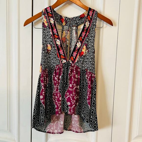 Free People Women’s Boho Tank Top Size Small Summer Festival - Picture 3 of 8